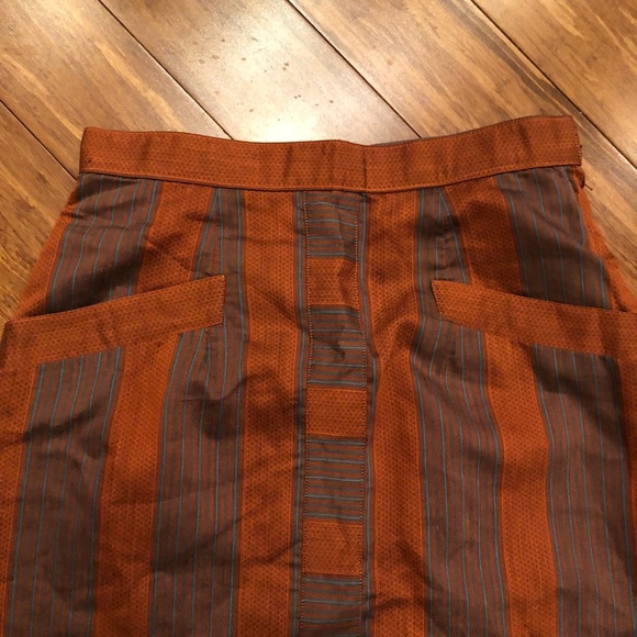 LEE YONGYUL (Korean brand) striped midi skirt - Picture 2 of 6